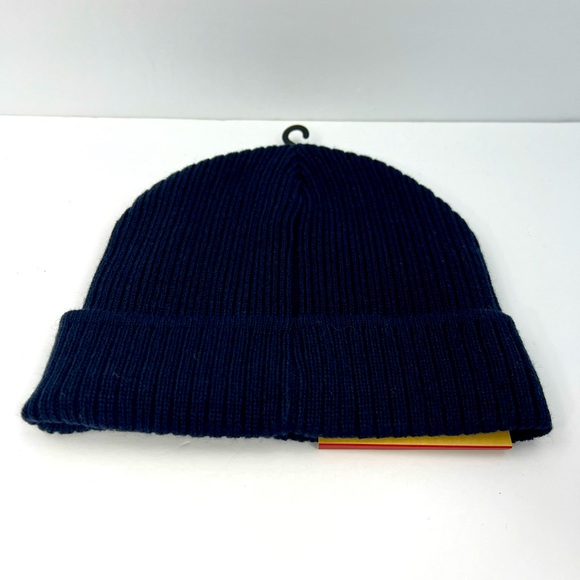 LEVI’S, WARM & COMFORTABLE BEANIE, LINED WITH FLEECE, UNISEX,ONE SIZE, NAVY BLUE - Picture 15 of 15